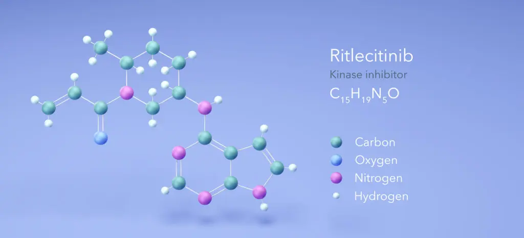 The chemical compound for ritlecitinib.