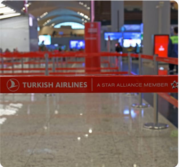 check in at the airport with turkish airlines