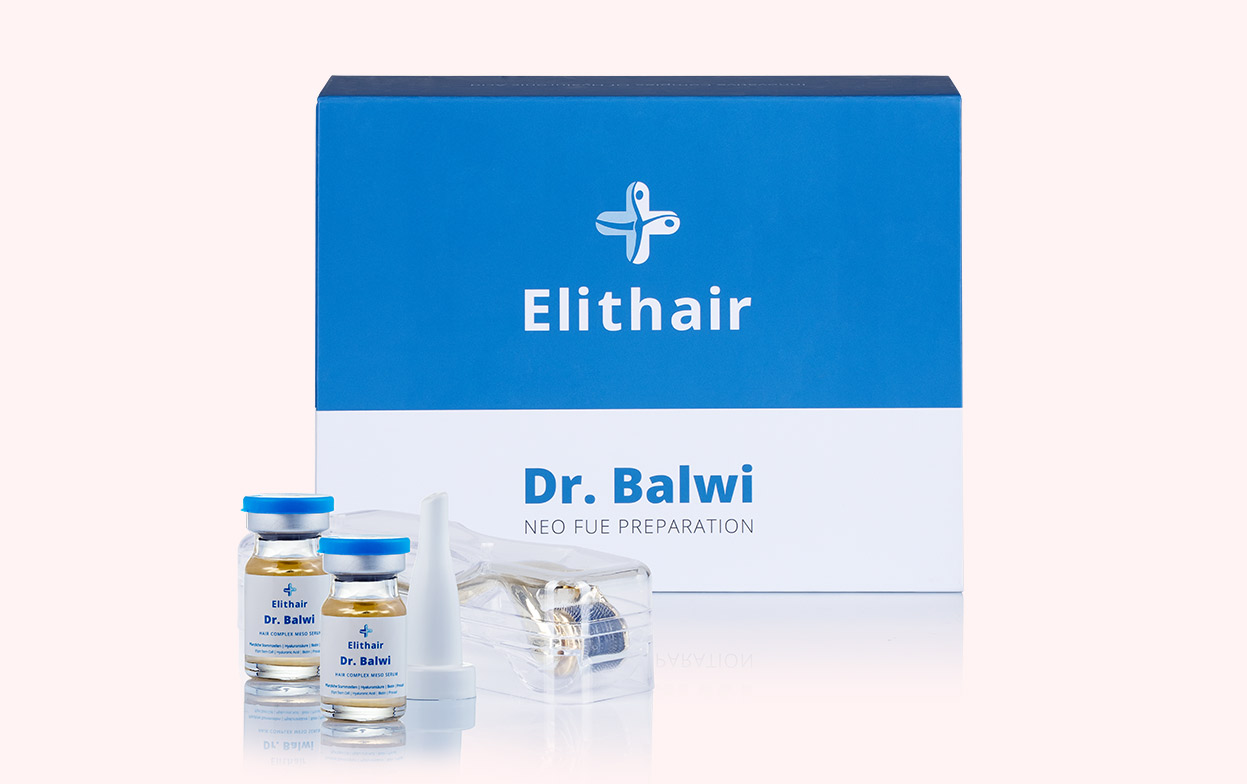 Image of Elithair's NEO FUE preparation set for the hair grafts