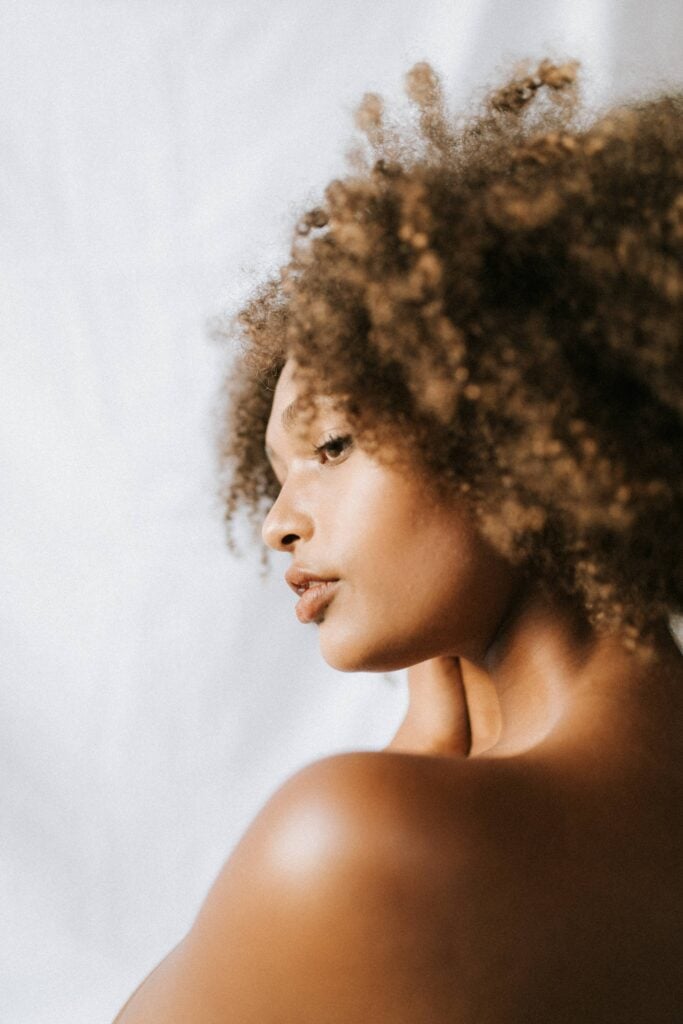 Image showing woman with afro hair