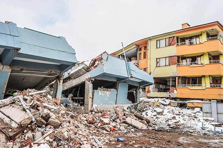 Broken House from the earthquake in Turkey 