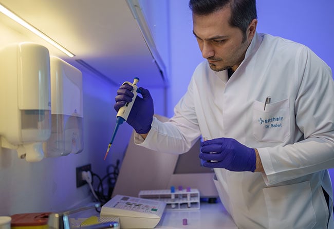 Dr Balwi in a Clinical Research Laboratory – Elithair