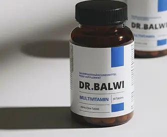 Pic shows a Dr. Balwi multivitamin supplement